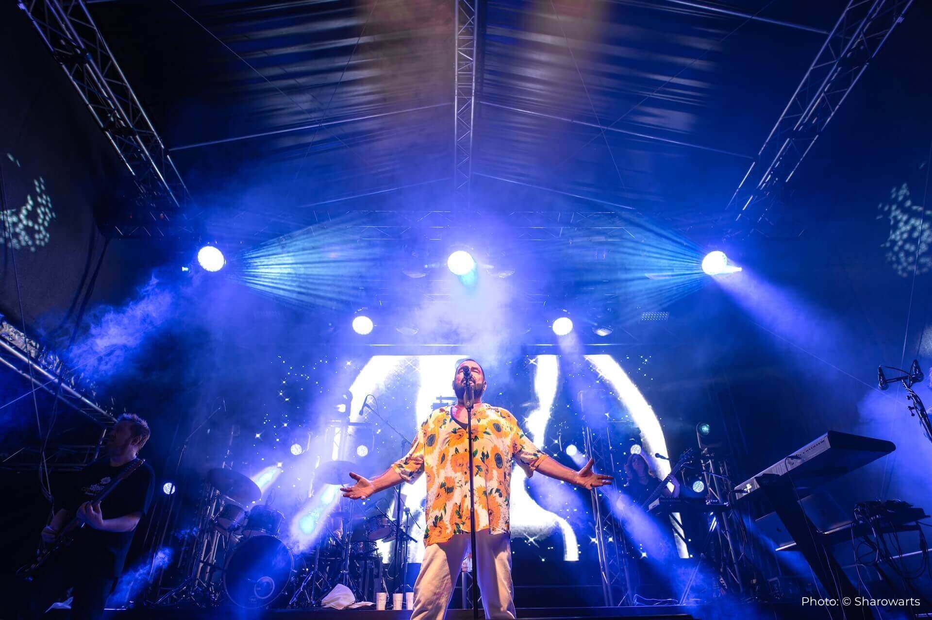 Alphaville live auf Bühne