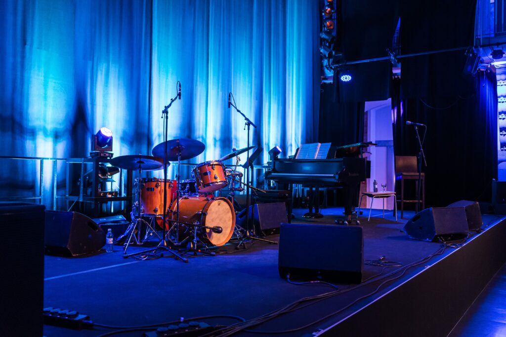 Alles bereit für das nächste Konzert
